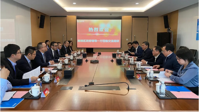 高明区区委书记杨永泰一行到米兰体育官方网站环境调研